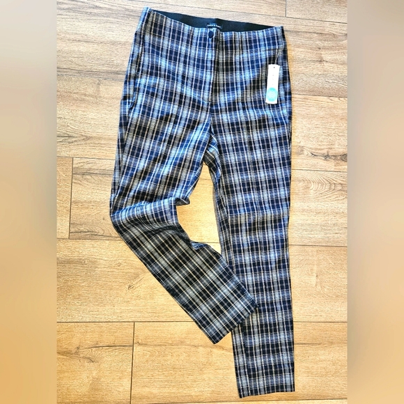 NWT'S - VIOLETS ANDROSES - Mid-Rise Back Slit Skinny Pull-on Pants - Size 10 - Picture 2 of 4